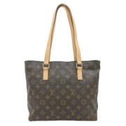 Louis Vuitton Vintage Pre-owned Canvas axelremsvskor Brown, Dam