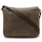 Louis Vuitton Vintage Pre-owned Tyg axelremsvskor Brown, Dam