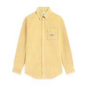 Drole de Monsieur Corduroy Rolig Skjorta Yellow, Herr