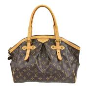 Louis Vuitton Vintage Pre-owned Tyg louis-vuitton-vskor Brown, Dam