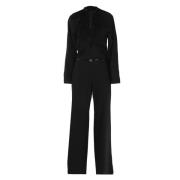 Gucci Ulljumpsuit med logotyp Black, Dam