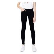 Guess Svarta Skinny Jeans Höst/Vinter Kvinnor Black, Dam