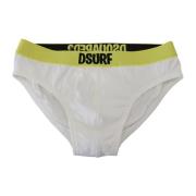 Dolce & Gabbana Vit Surf Herr Briefs Bomull Stretch White, Dam