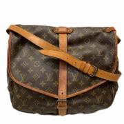 Louis Vuitton Vintage Pre-owned Canvas louis-vuitton-vskor Brown, Dam