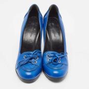 Balenciaga Vintage Pre-owned Laeder klackskor Blue, Dam