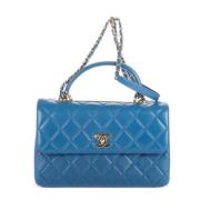 Chanel Vintage Pre-owned Laeder chanel-vskor Blue, Dam