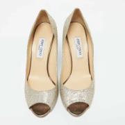 Jimmy Choo Pre-owned Pre-owned Laeder klackskor Gray, Dam