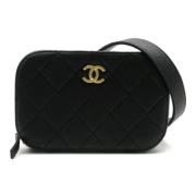 Chanel Vintage Pre-owned Laeder chanel-vskor Black, Dam