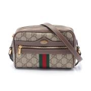 Gucci Vintage Pre-owned Laeder axelremsvskor Brown, Dam