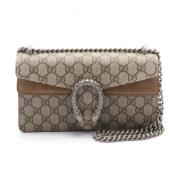 Gucci Vintage Pre-owned Plast handvskor Beige, Dam