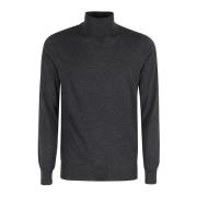 Paolo Pecora Turtleneck Sweater Gray, Herr