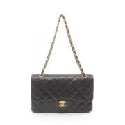 Chanel Vintage Pre-owned Laeder axelremsvskor Black, Dam