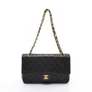 Chanel Vintage Pre-owned Laeder axelremsvskor Black, Dam