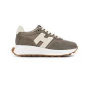 Hogan Dove Grey Sneakers Italiensk Stil Gray, Dam