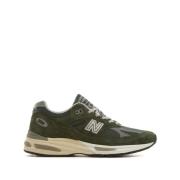 New Balance Skoggrön Mocka Chunky Sneakers Green, Herr