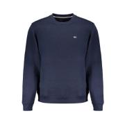 Tommy Hilfiger Blå Bomulls Sweatshirt med Applikation Blue, Herr