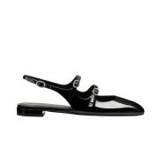 Stuart Weitzman Kristall Slingback Skor Black, Dam