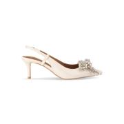 Kurt Geiger Eleganta Slingback Skor Beige, Dam