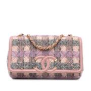 Chanel Vintage Pre-owned Tyg chanel-vskor Pink, Dam