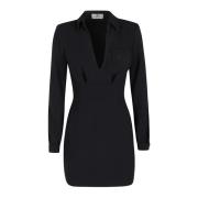 Elisabetta Franchi Elegant Klänning för Speciella Tillfällen Black, Da...