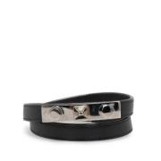 Yves Saint Laurent Vintage Pre-owned Laeder armband Black, Herr