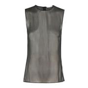 Ami Paris Grundläggande Tanktop Black, Dam