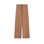 Max Mara Mjuk Linje Joggingbyxor Kamel Brown, Dam