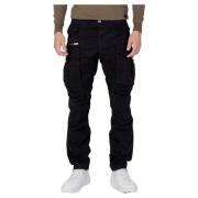 Replay Svarta Cargo Jeans för Män Black, Herr