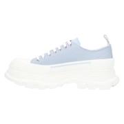 Alexander McQueen Laeder sneakers Blue, Herr