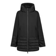 People of Shibuya Kort Parka i Matt Polyester Black, Dam