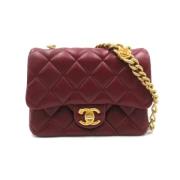 Chanel Vintage Pre-owned Laeder chanel-vskor Red, Dam