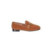 Bibi Lou Läder Fashion Loafers Brown, Dam