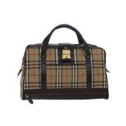 Burberry Vintage Pre-owned Canvas handvskor Brown, Dam