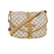 Louis Vuitton Vintage Pre-owned Canvas louis-vuitton-vskor Beige, Dam