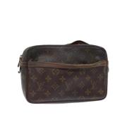 Louis Vuitton Vintage Pre-owned Canvas louis-vuitton-vskor Brown, Dam