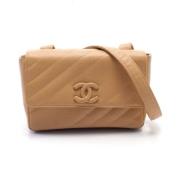 Chanel Vintage Pre-owned Tyg chanel-vskor Brown, Dam