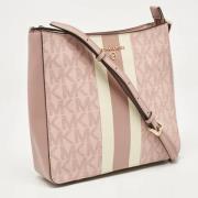 Michael Kors Pre-owned Pre-owned Canvas crossbodyvskor Pink, Dam