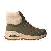 Skechers Grön robust damstövel Green, Dam