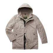 Blauer Herr Chester Parka med huva Beige, Herr