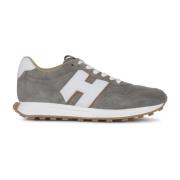 Hogan Sneakers med H Patch Detalj Gray, Herr