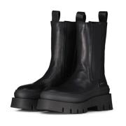 Copenhagen Shoes Stiliga Chelsea Boots med platåsula Black, Dam