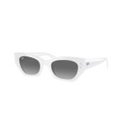 Ray-Ban Rb4430 Grå Lins Solglasögon White, Unisex