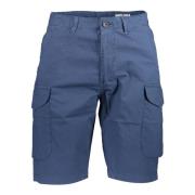 North Sails Blå Bermuda Shorts Slim Fit Bomull Blue, Herr