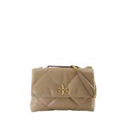 Tory Burch Konvertibel Axelväska - Läder - Neutral Beige, Dam