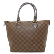 Louis Vuitton Vintage Pre-owned Canvas axelremsvskor Brown, Dam