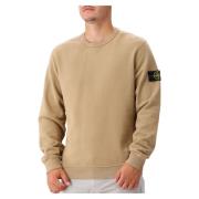 Stone Island Mjuk bomullsfleece tröja Brown, Herr