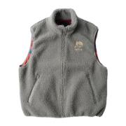 by Parra Alien Vest med Fruktträd Artwork Gray, Herr