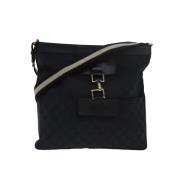 Gucci Vintage Pre-owned Canvas gucci-vskor Black, Dam