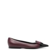 Sergio Rossi Stilrena SR1 Ballet Flats Red, Dam