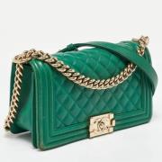 Chanel Vintage Pre-owned Laeder chanel-vskor Green, Dam